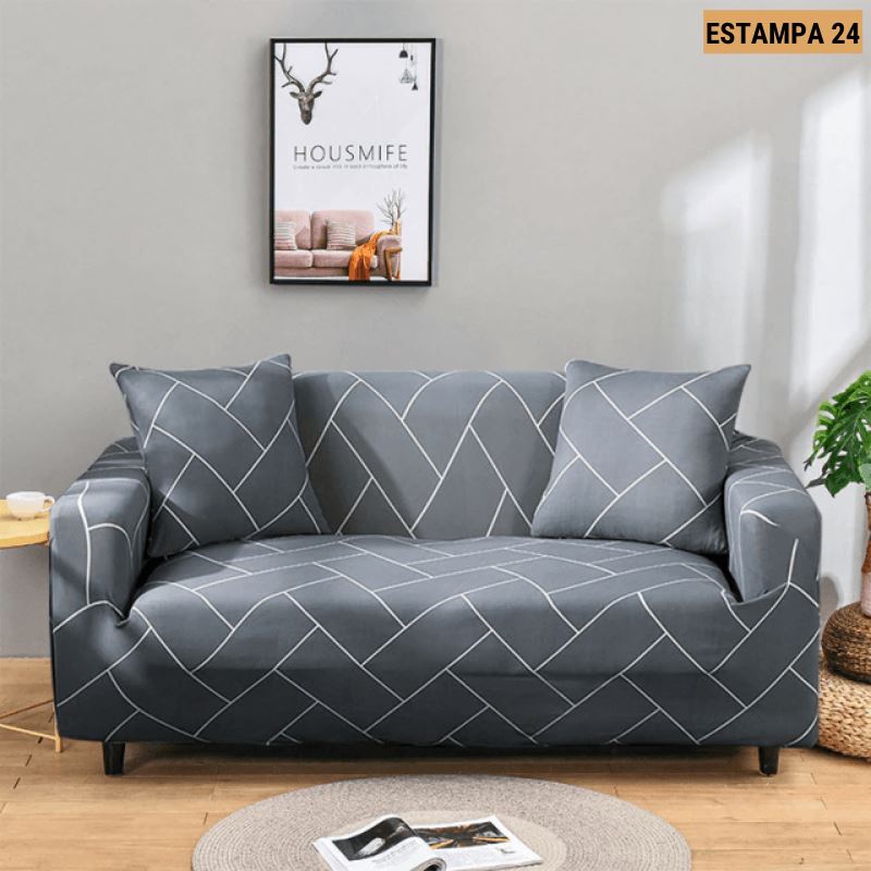 Capa de Sofá Mágica Estampada Magic Cover
