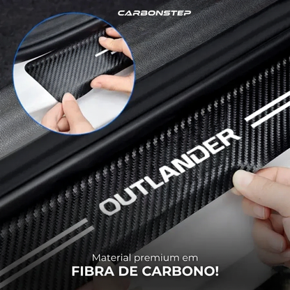 Soleira Automotiva Adesiva (Carbono) Universal - CarbonStep