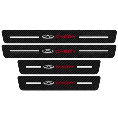 Soleira Automotiva Adesiva (Carbono) Universal - CarbonStep