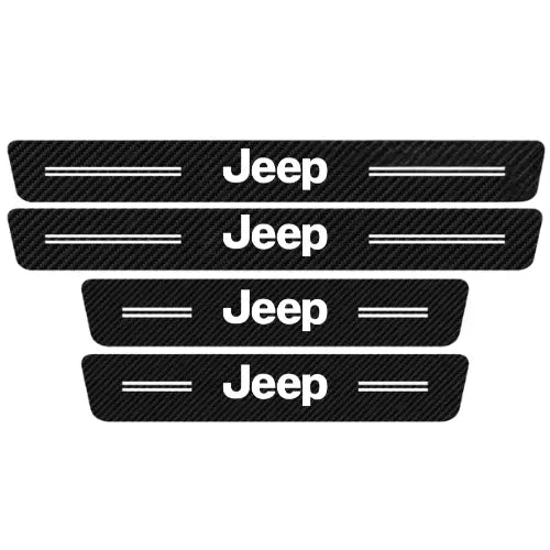 Soleira Automotiva Adesiva (Carbono) Universal - CarbonStep