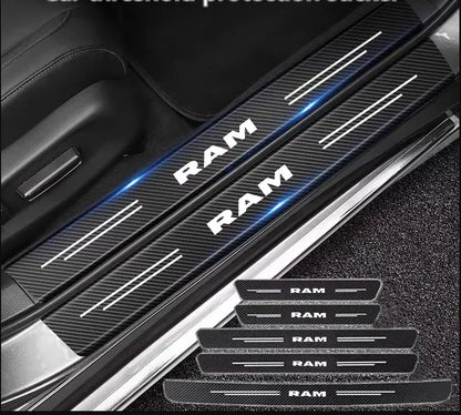 Soleira Automotiva Adesiva (Carbono) Universal - CarbonStep