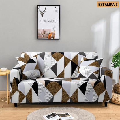 Capa de Sofá Mágica Estampada Magic Cover