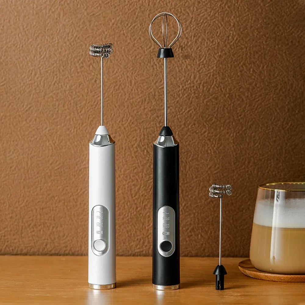 Misturador Mixer Elétrico para Bebidas Portátil