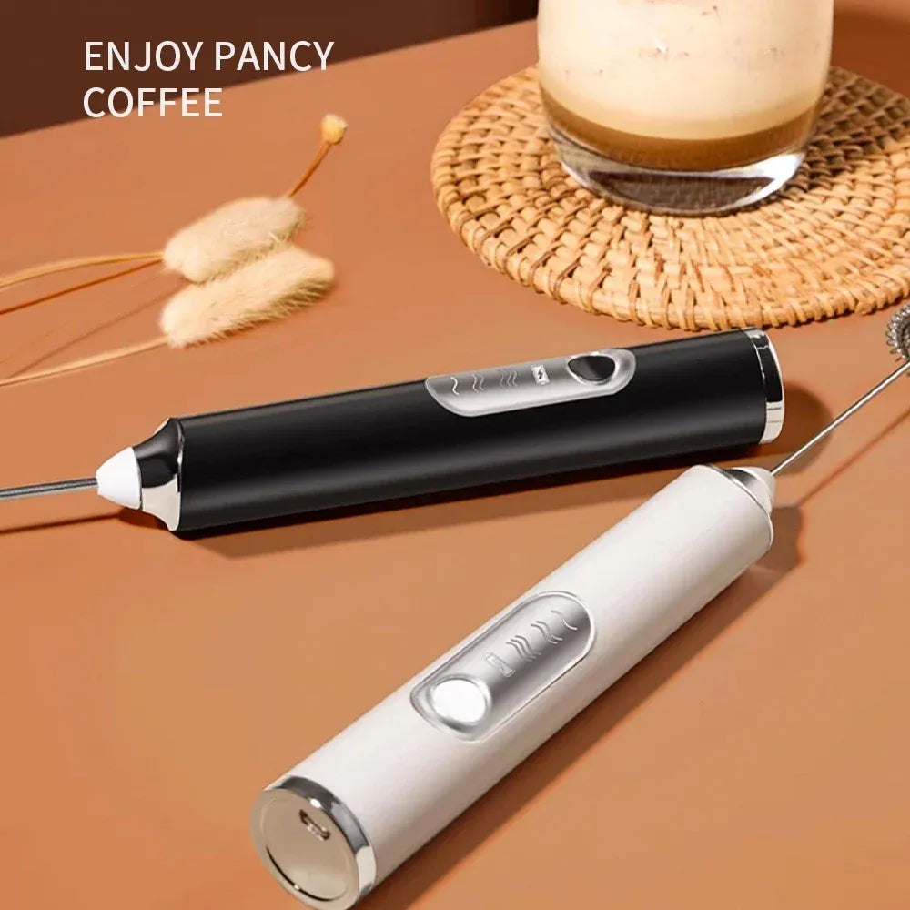 Misturador Mixer Elétrico para Bebidas Portátil