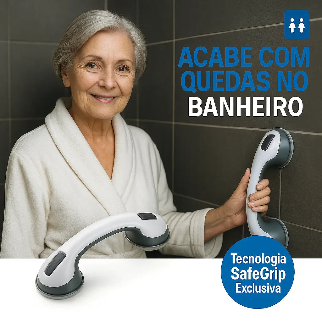 Barra de Apoio Portátil para Banheiro - SafeGrip