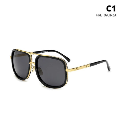 Óculos de Sol Square Vintage Masculino