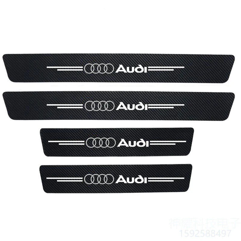 Soleira Automotiva Adesiva (Carbono) Universal - CarbonStep